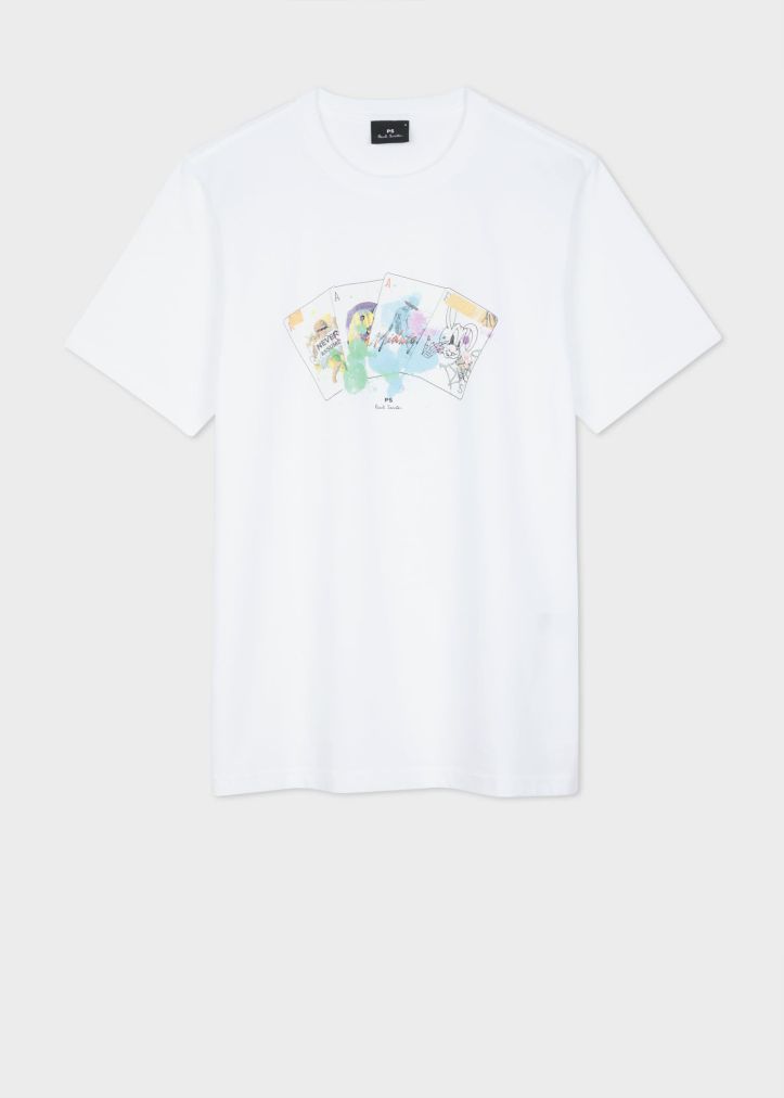 Mens Paul Smith T-Shirts | Cards' T-Shirt White